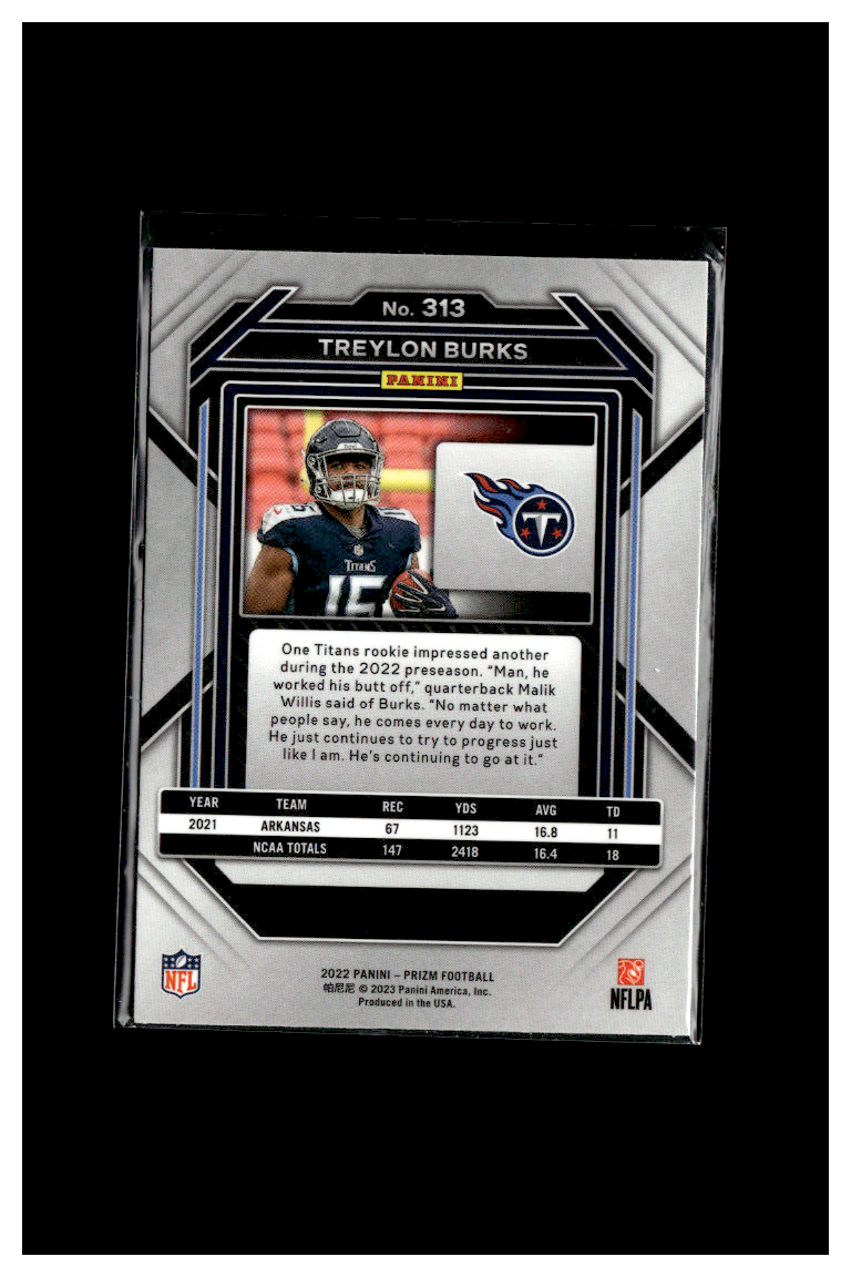 Treylon Burks Prizm Base RC