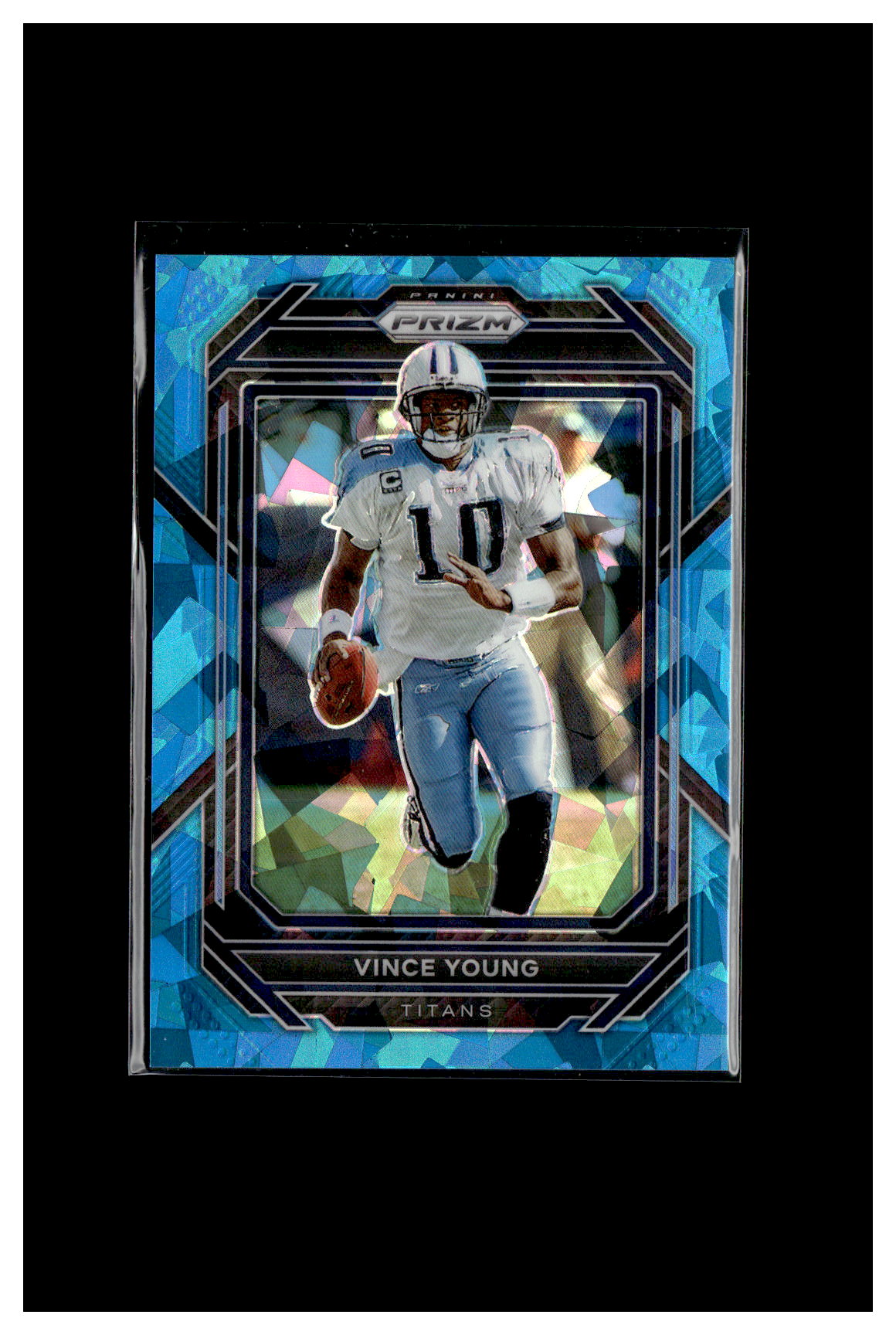 2022 Panini Prizm Football VINCE YOUNG SSP Blue Cracked Ice /99