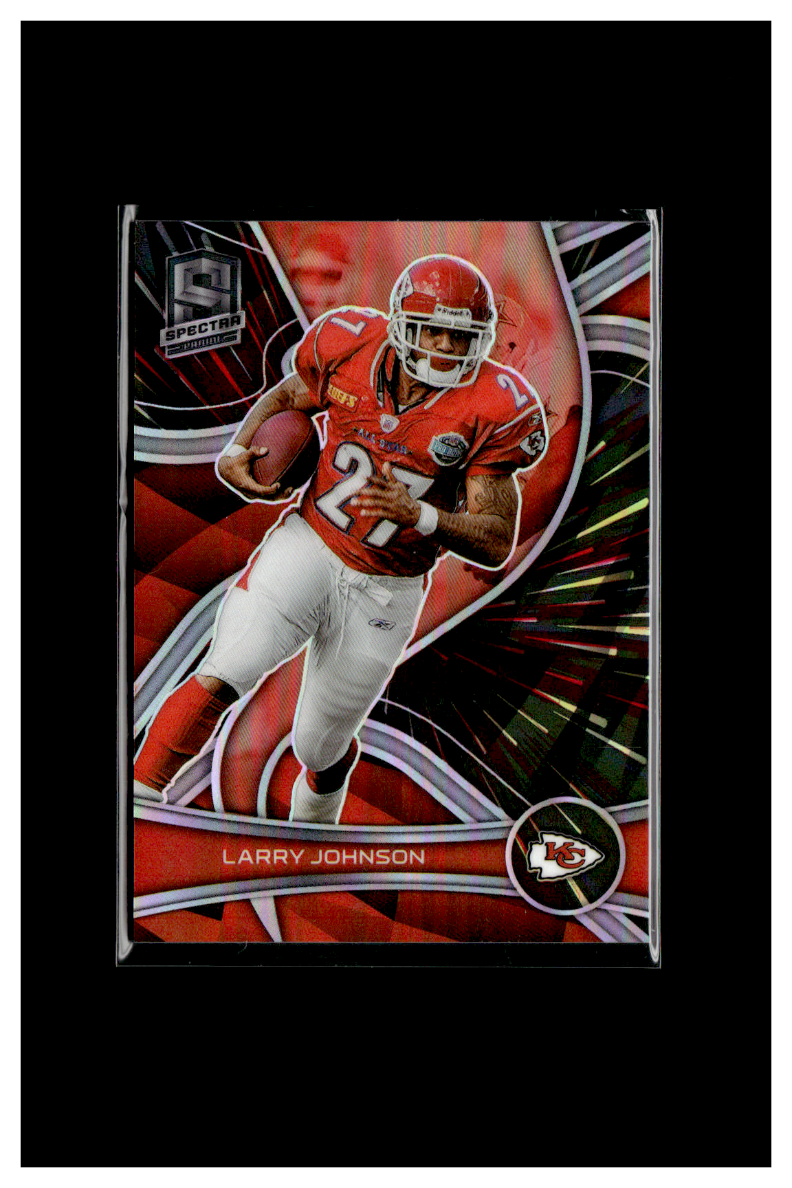 Panini Spectra Red Prizm /75 Larry Johnson #125 - Kansas City Chiefs!