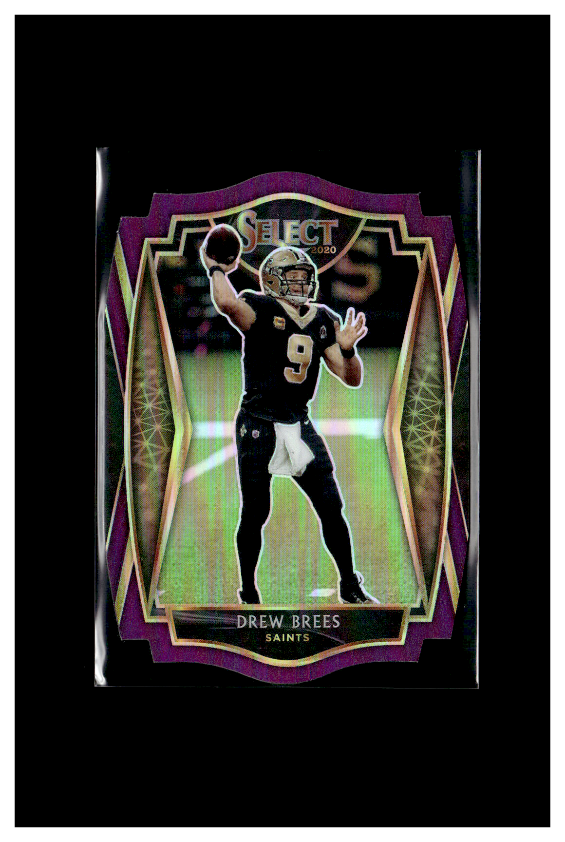 Drew Brees Select Diecut Purple Premier Level