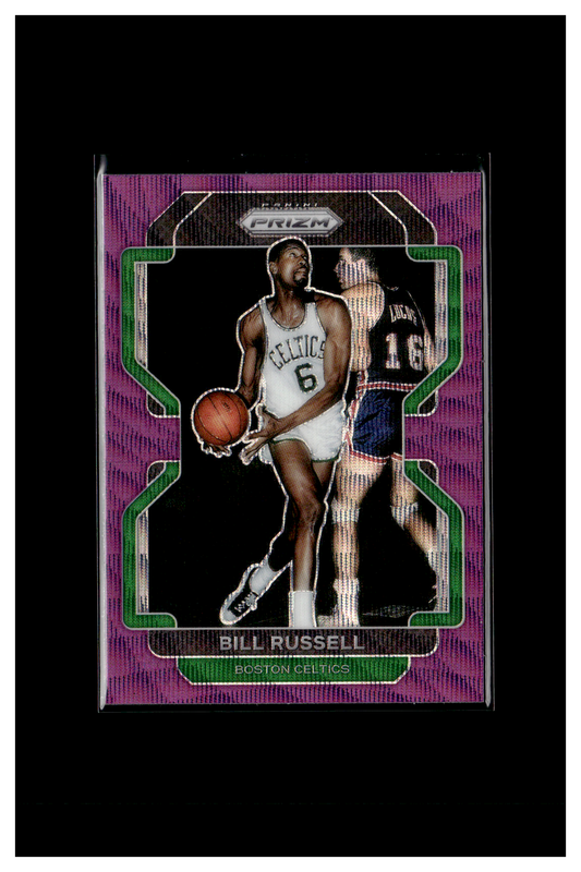 Bill Russell Prizm Purple Wave