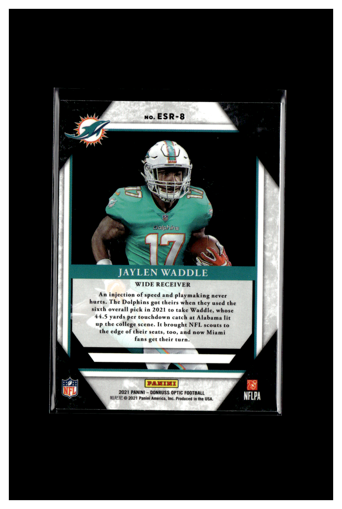 Jaylen Waddle Elite Series Rookie