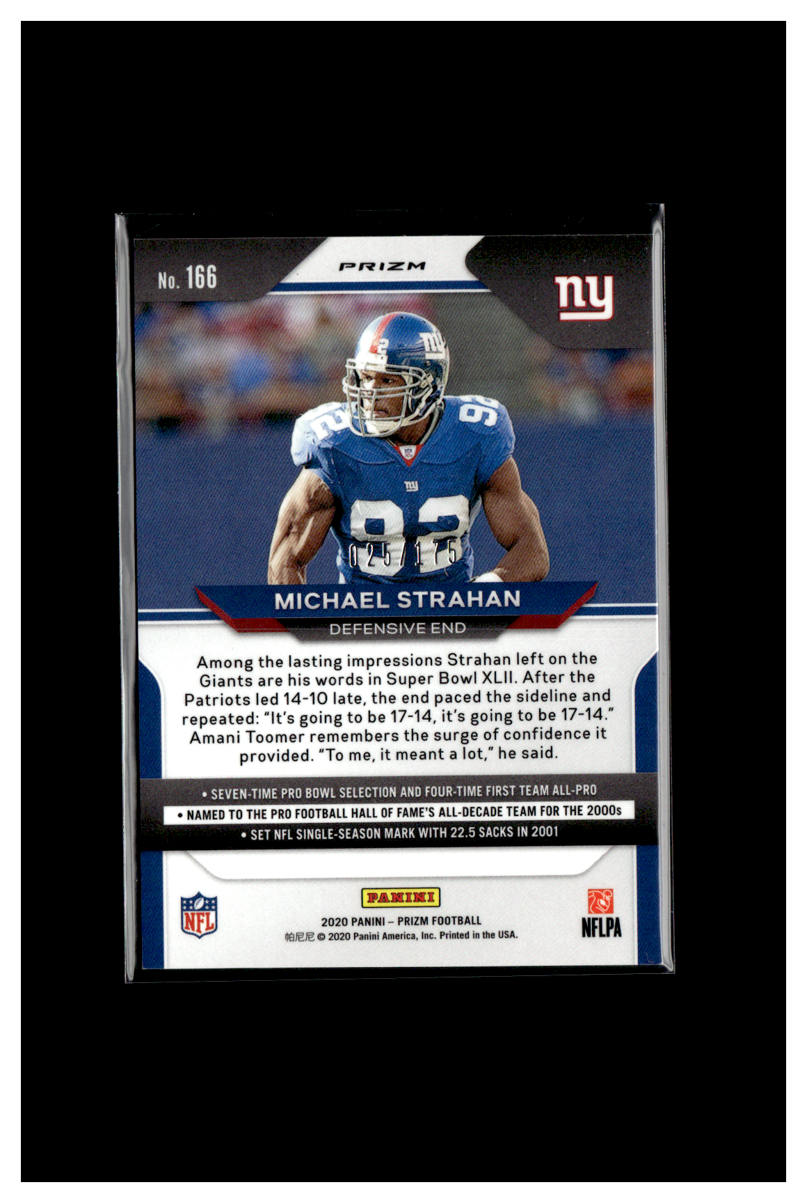 Michael Strahan Prizm Hyper 025/175