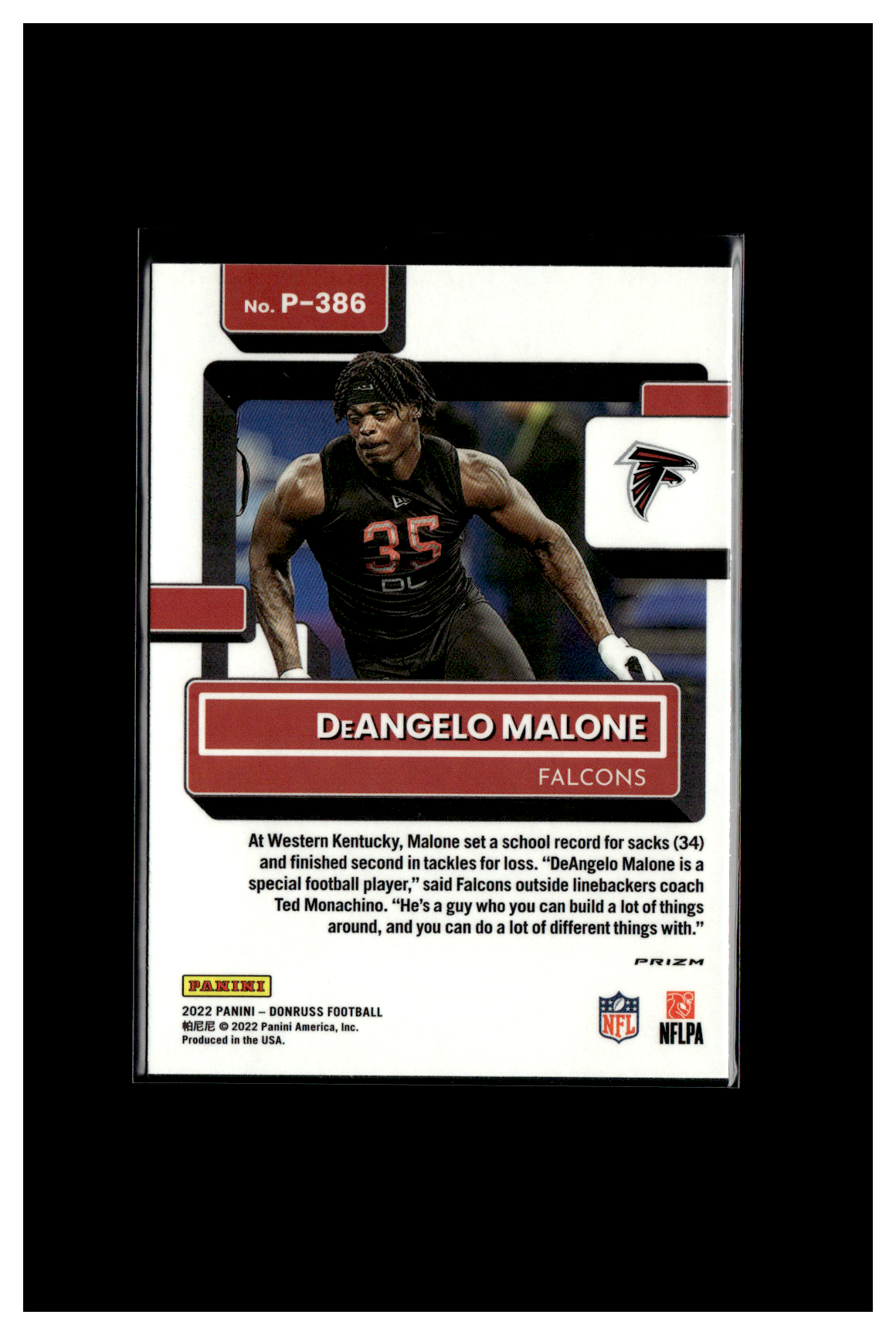 Deangelo Malone Optic Green Preview