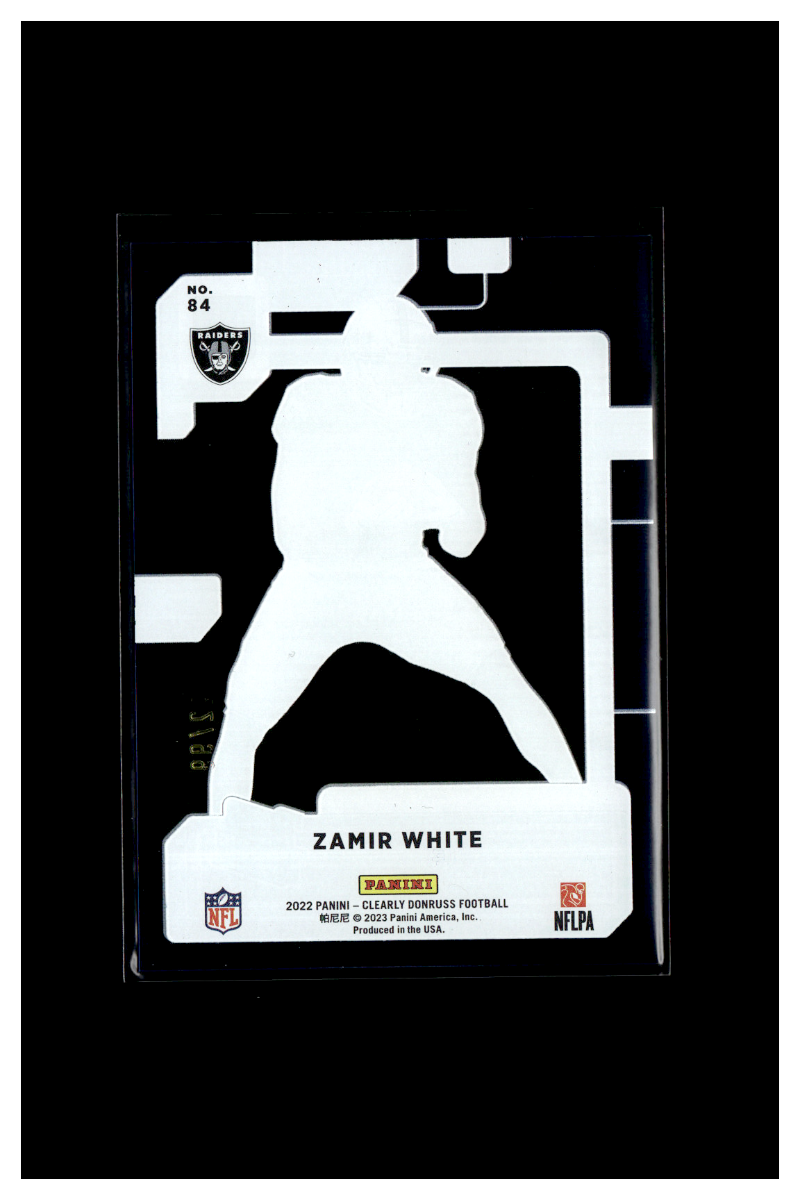 Zamir White Rated Rookie Blue Acetate 22/99