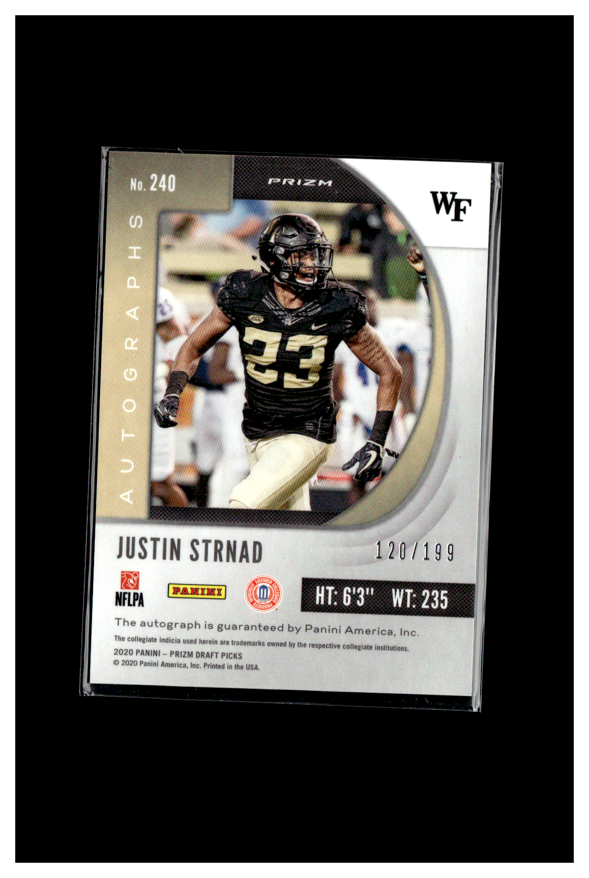 Justin Strnad Prizm RC Auto /199