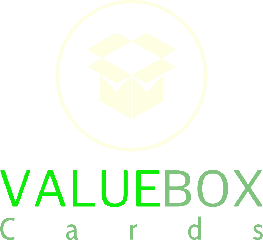 Values Card Box Value Box Cards