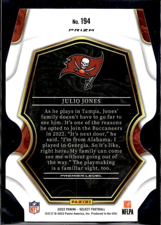 Julio Jones Diecut Silver