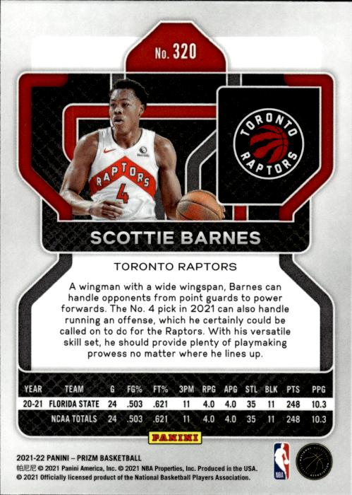 Scottie Barnes Prizm 320 RC