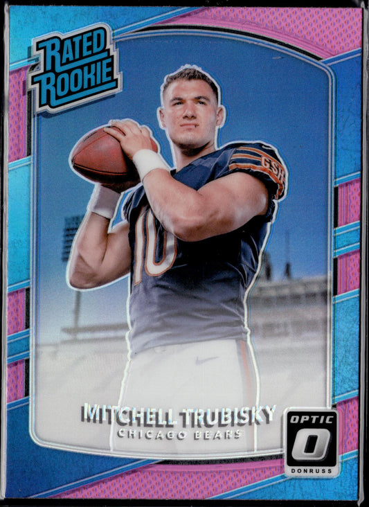 2017 Donruss Optic #178 Mitchell Trubisky Holo