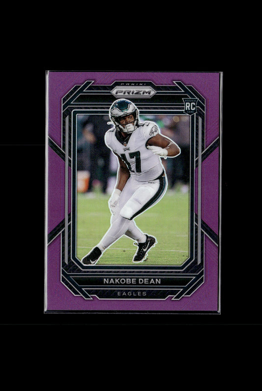 2022 Panini Prizm #399 Nakobe Dean Purple #/125