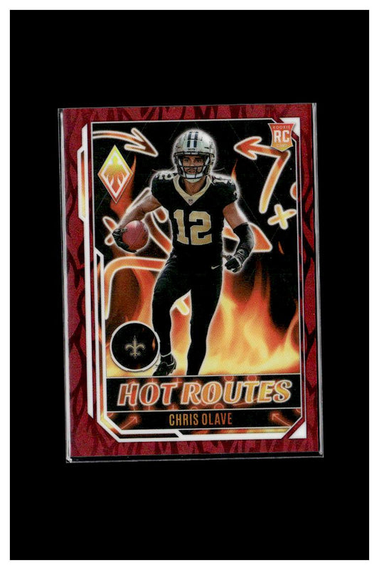 2022 Panini Phoenix #HR-3 Chris Olave Hot Routes