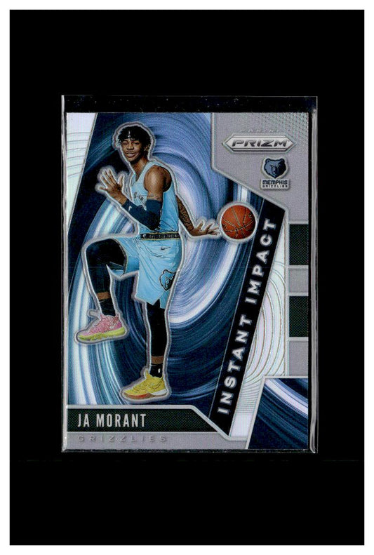 2019-20 Panini Prizm #12 Ja Morant Instant Impact Silver