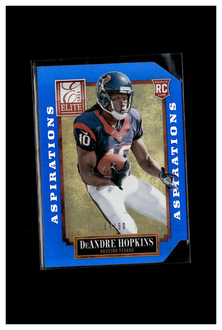 2013 Panini Elite #125 DeAndre Hopkins Aspirations Die Cut #/90