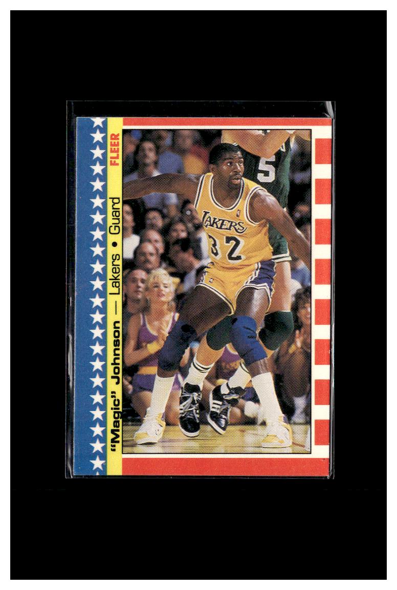 1987-88 Fleer #1 Magic Johnson Stickers