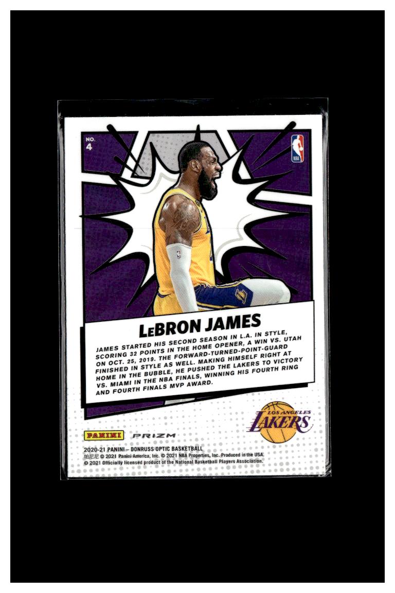 2020-21 Donruss Optic #4 LeBron James My House Holo