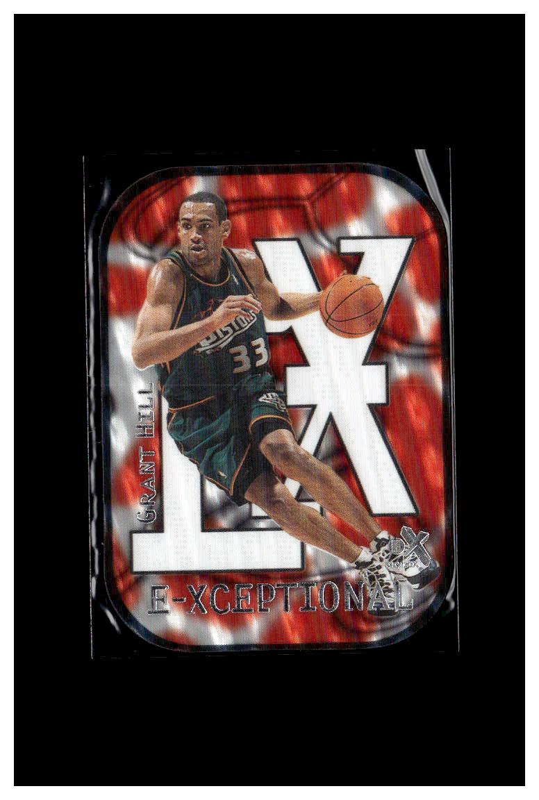 1999-00 E-X #6XC Grant Hill E-Xceptional Red