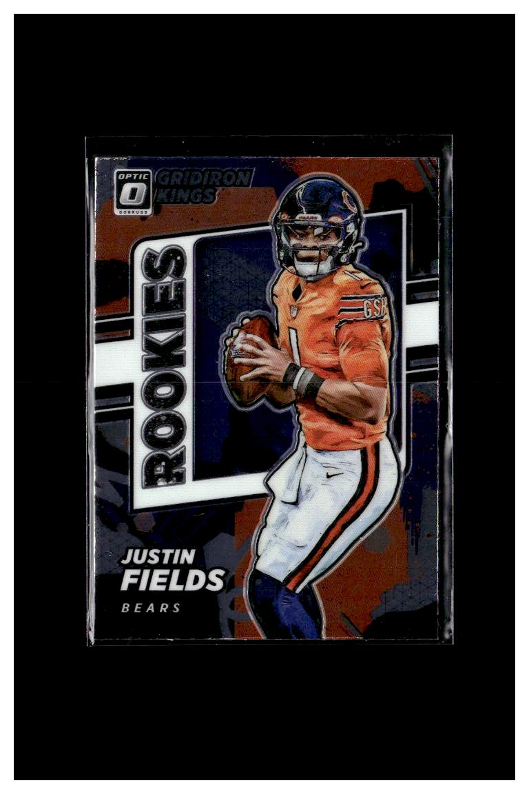 2021 Donruss #RGK-JFI Justin Fields Rookie Gridiron Kings