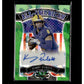 2022 Leaf Valiant #AA-KP1 Kenny Pickett All-American Autographs Green Crystal #/30