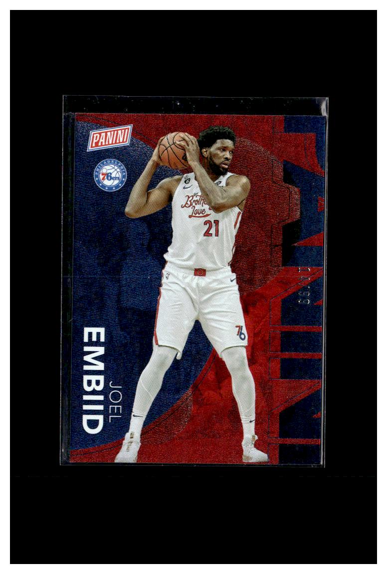 2020-21 Panini Player of the Day #37 Joel Embiid Tango #/99