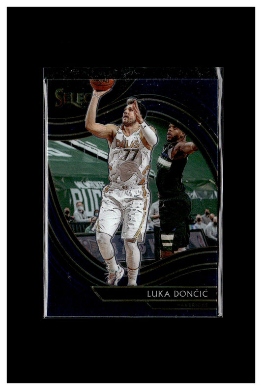 2020-21 Panini Select #201 Luka Doncic Blue