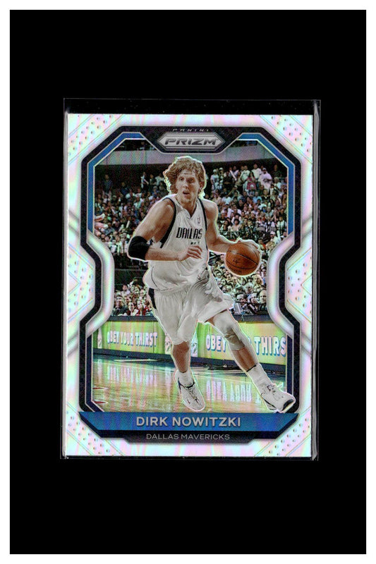 2020-21 Panini Prizm #180 Dirk Nowitzki Silver Prizms