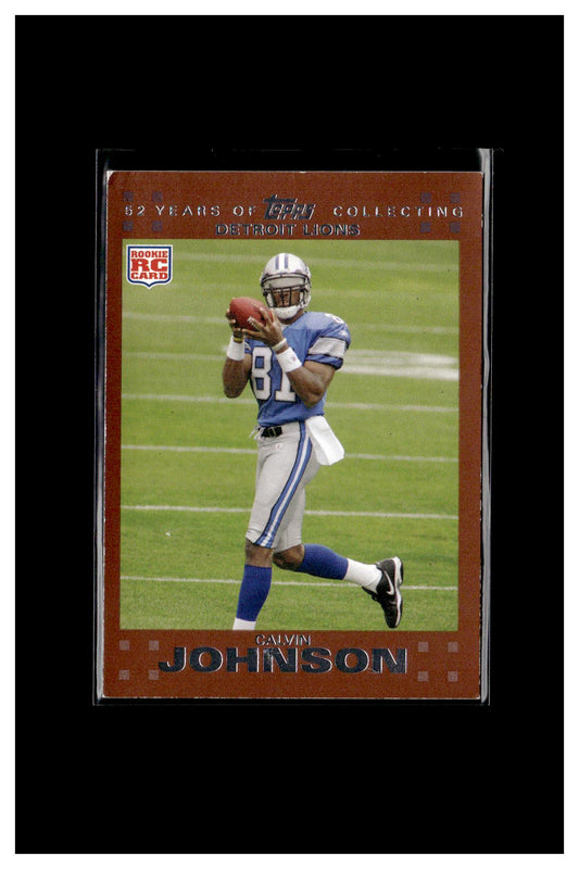 2007 Topps #320 Calvin Johnson Copper #/2007