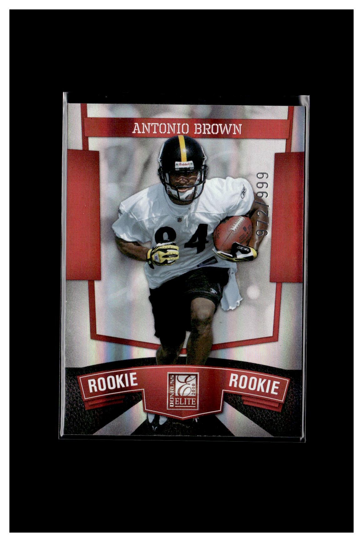 2010 Donruss Elite #111 Antonio Brown #/999