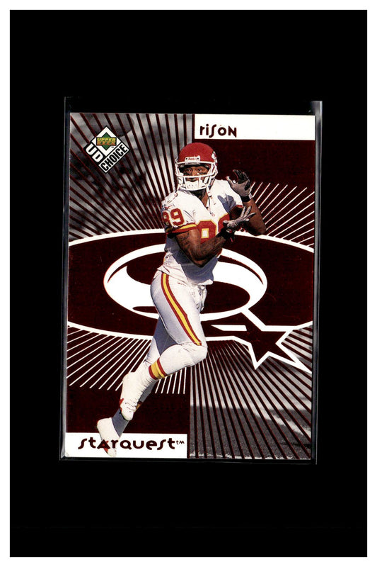 1998 UD Choice #19 Andre Rison StarQuest Red