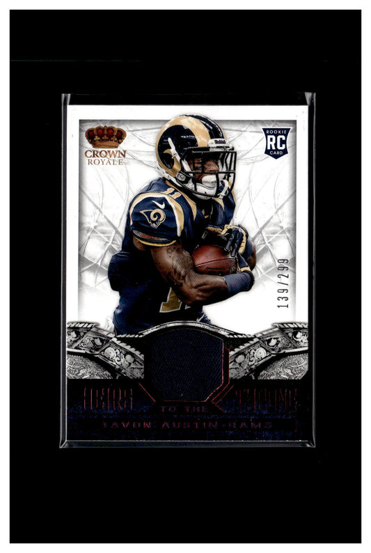 2013 Panini Crown Royale #35 Tavon Austin Heirs to the Throne Materials #/299