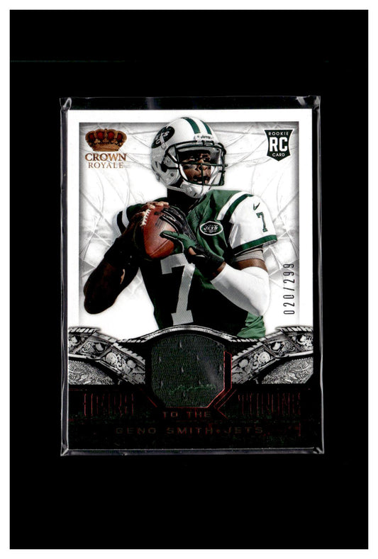 2013 Panini Crown Royale #11 Geno Smith Heirs to the Throne Materials #/299