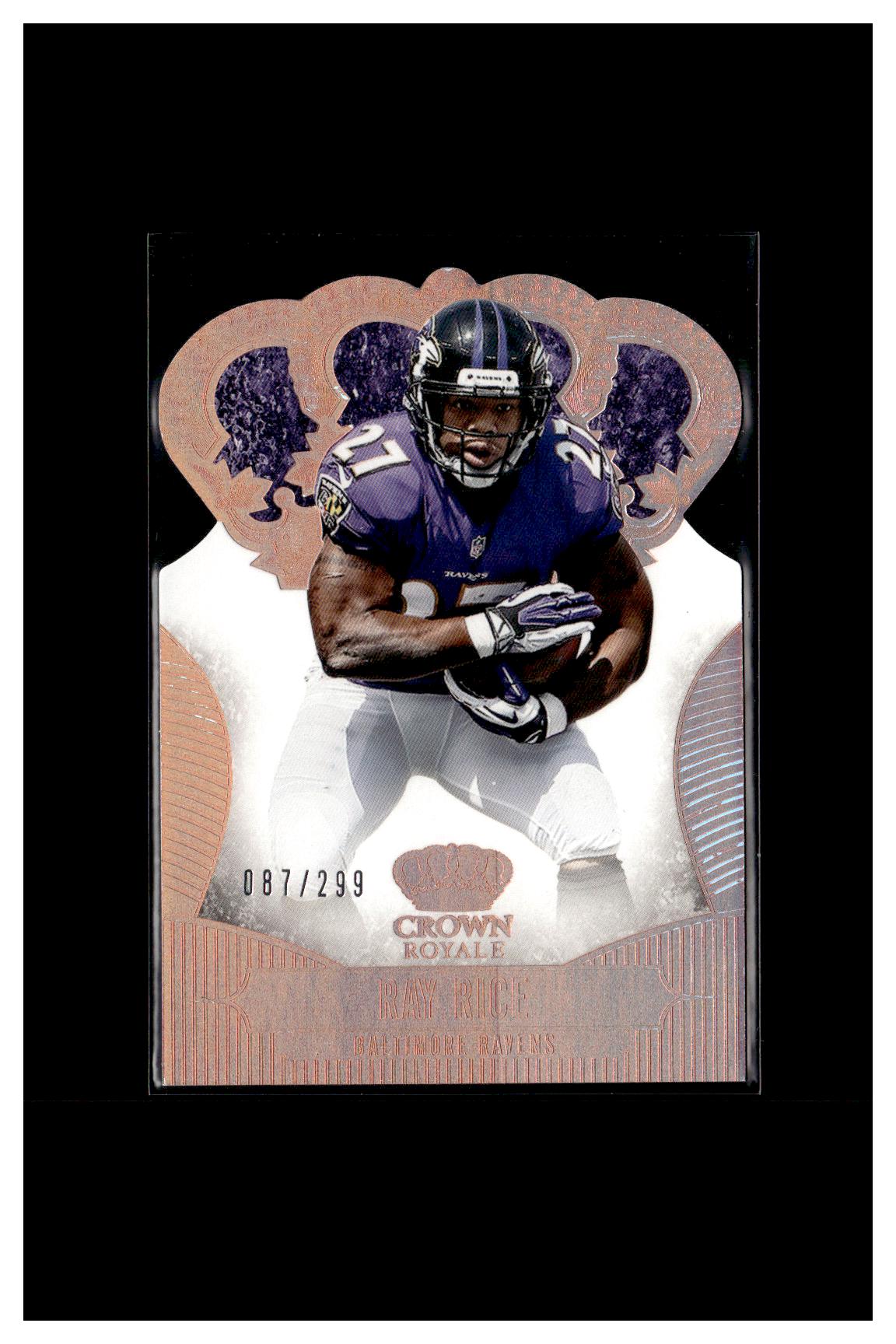 2013 Panini Crown Royale #75 Ray Rice Bronze Holo (Die Cut Crown) #/299