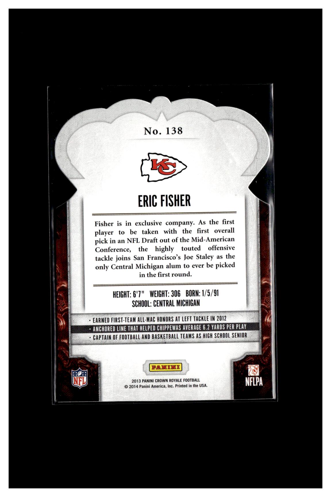 2013 Panini Crown Royale #138 Eric Fisher