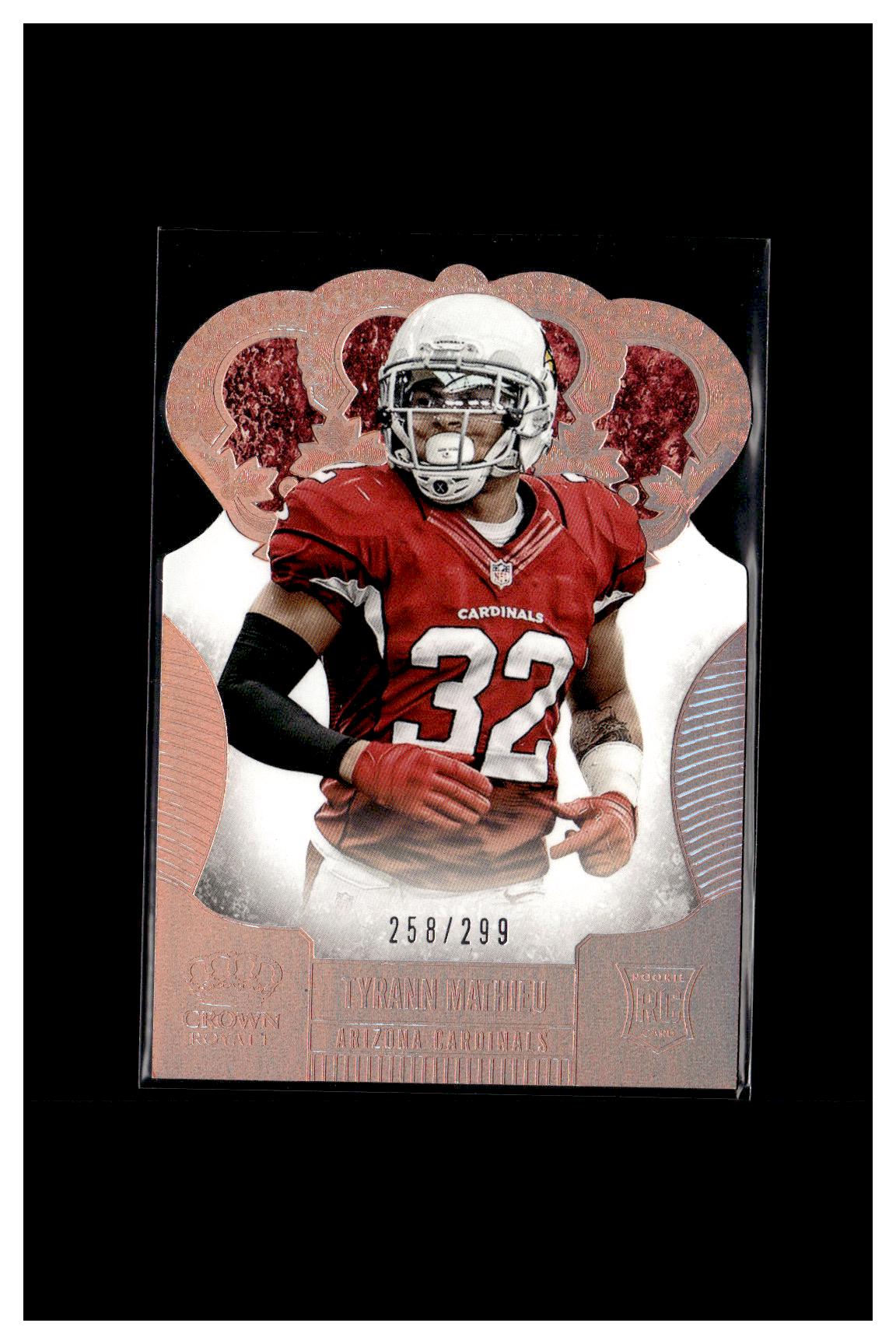 2013 Panini Crown Royale #196 Tyrann Mathieu Bronze Holo (Die Cut Crown) #/299