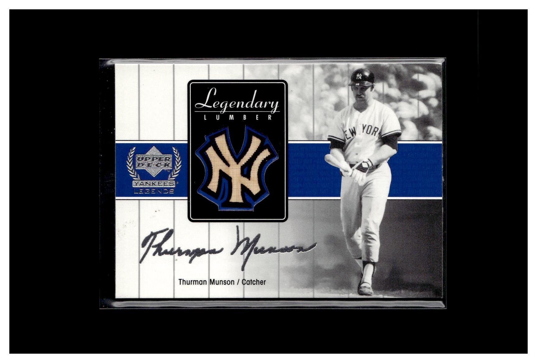 2000 Upper Deck Yankees Legends #TM-LL Thurman Munson Legendary Lumber