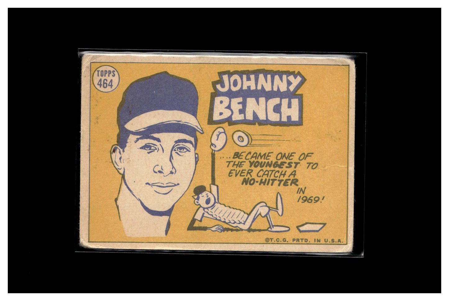 1970 Topps #464 Johnny Bench