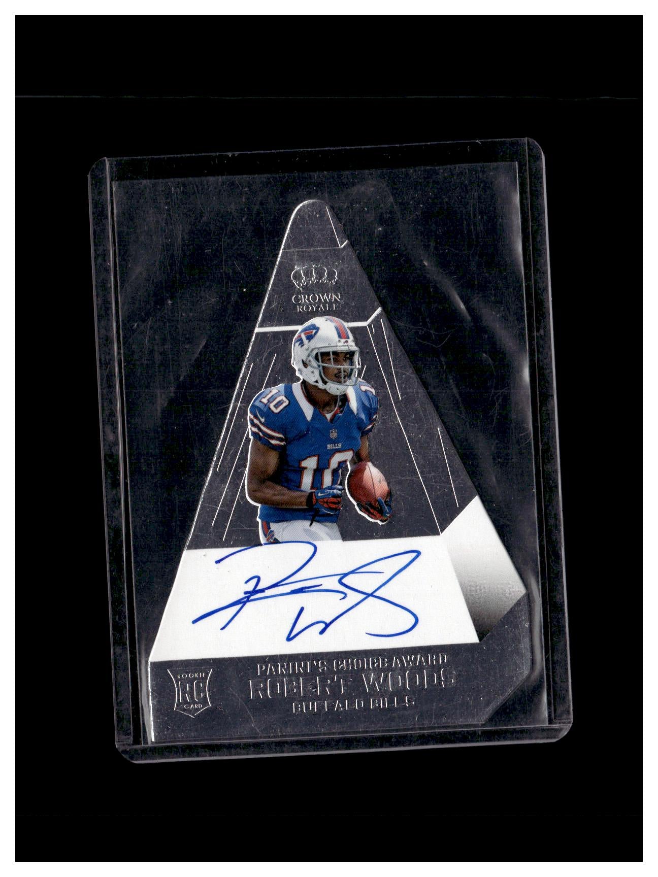 2013 Panini Crown Royale #231 Robert Woods Rookie Panini's Choice Signatures Silver #/49