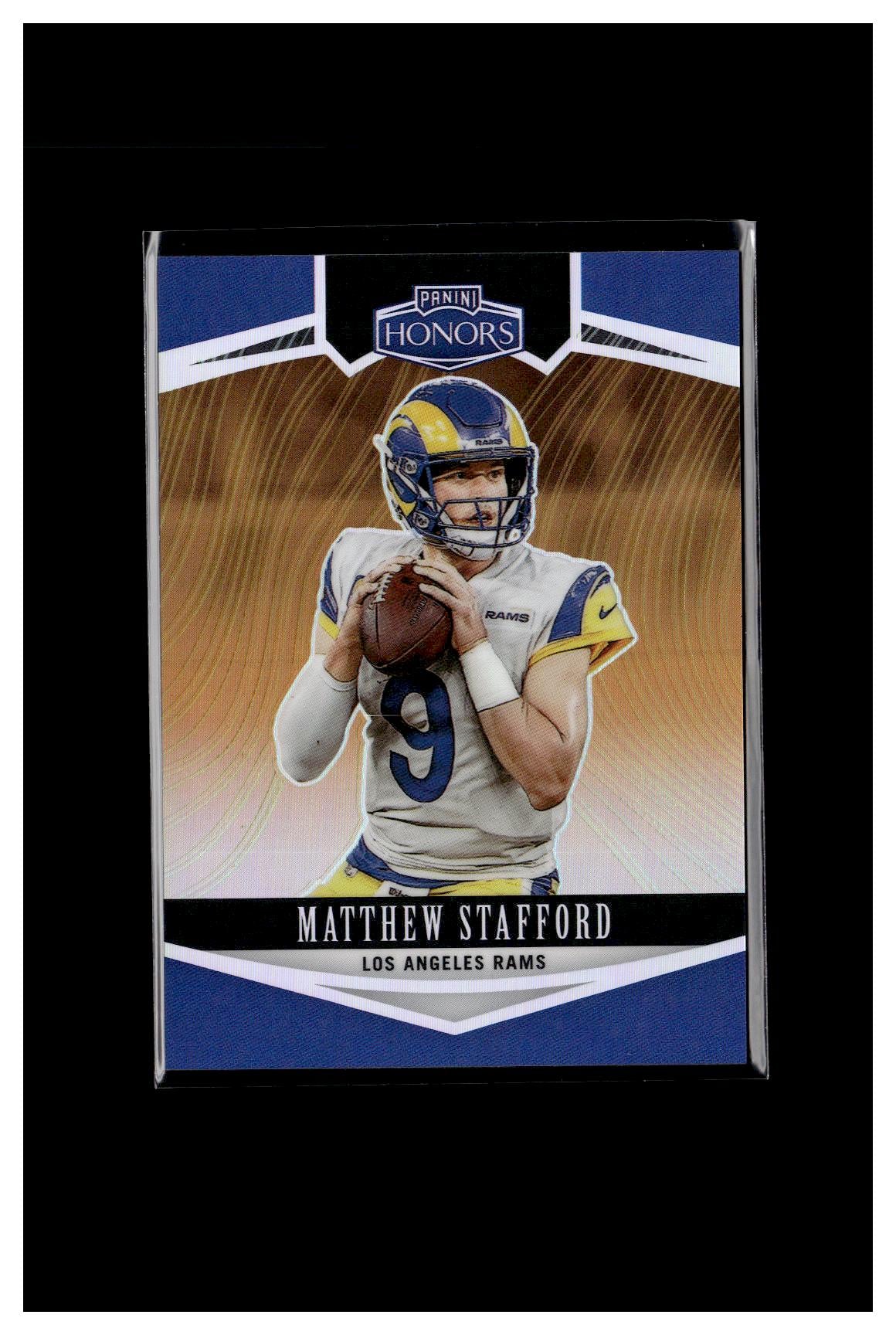 2022 Panini Honors #29 Matthew Stafford Orange #/20