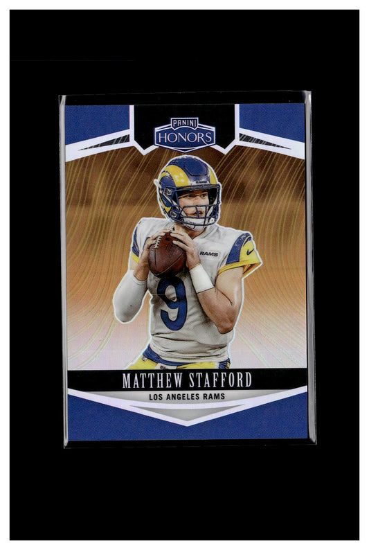 2022 Panini Honors #29 Matthew Stafford Orange #/20