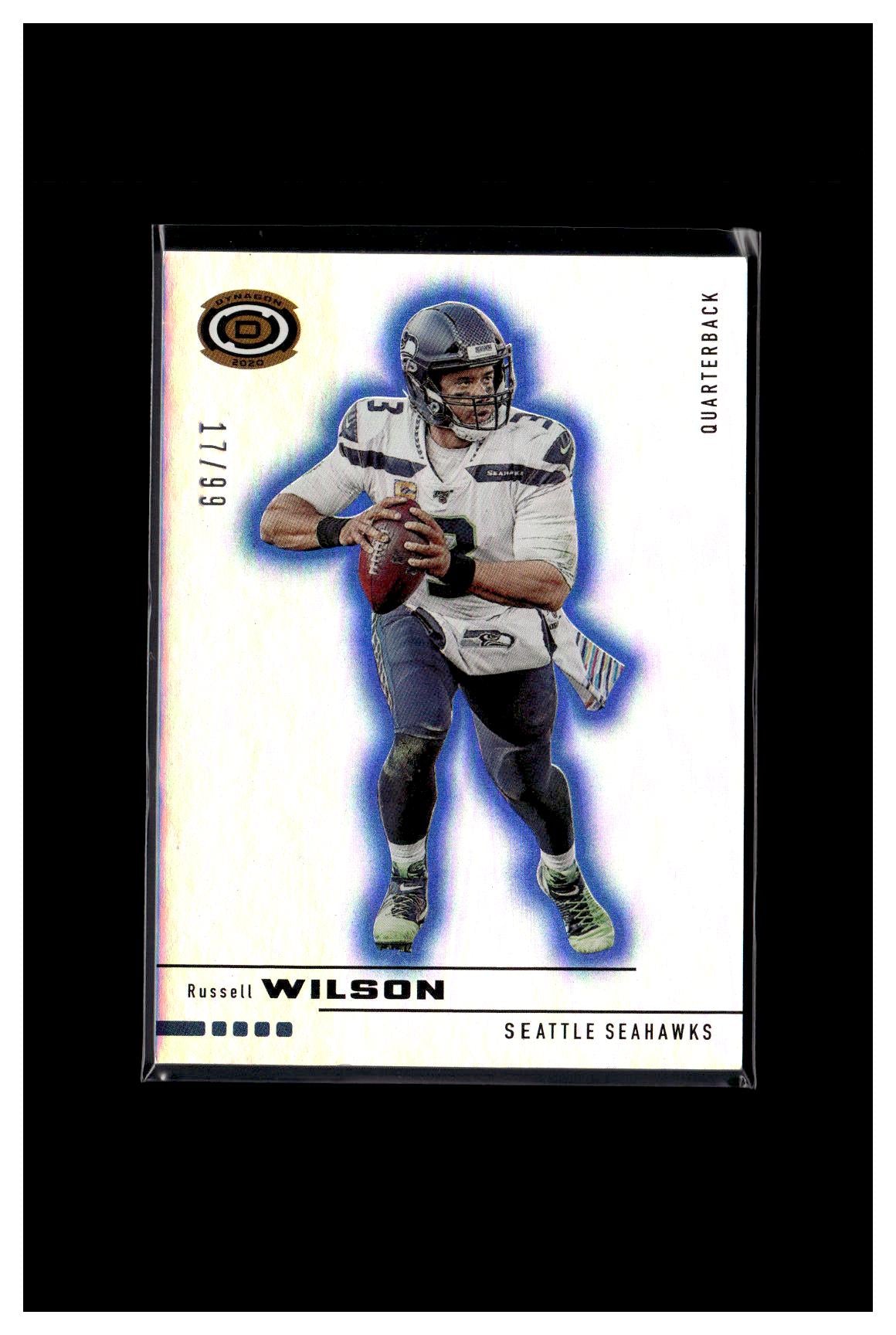 2019 Panini Chronicles #DY34 Russell Wilson Dynagon #/99