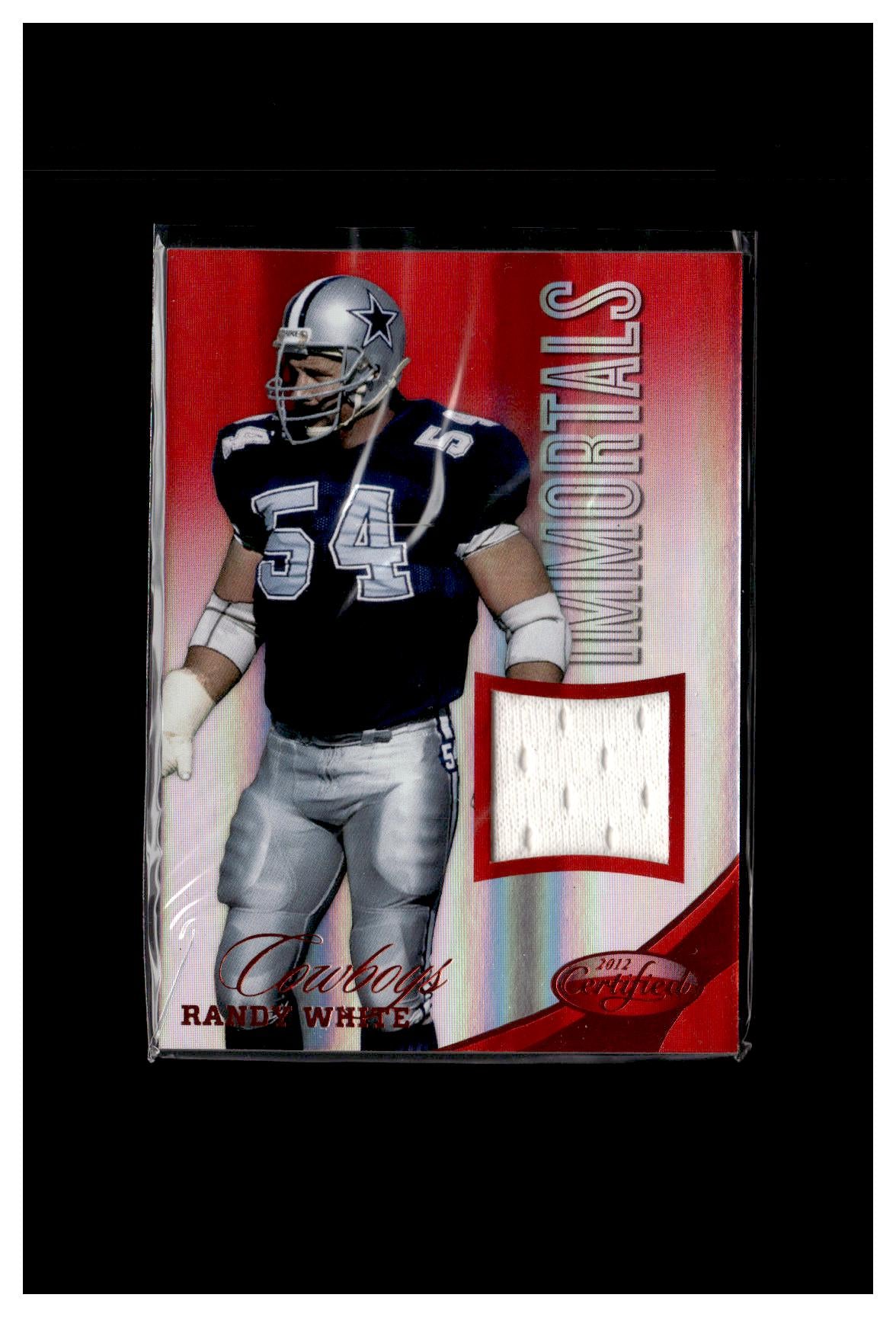 2012 Panini Certified #238 Randy White Mirror Red Materials #/199