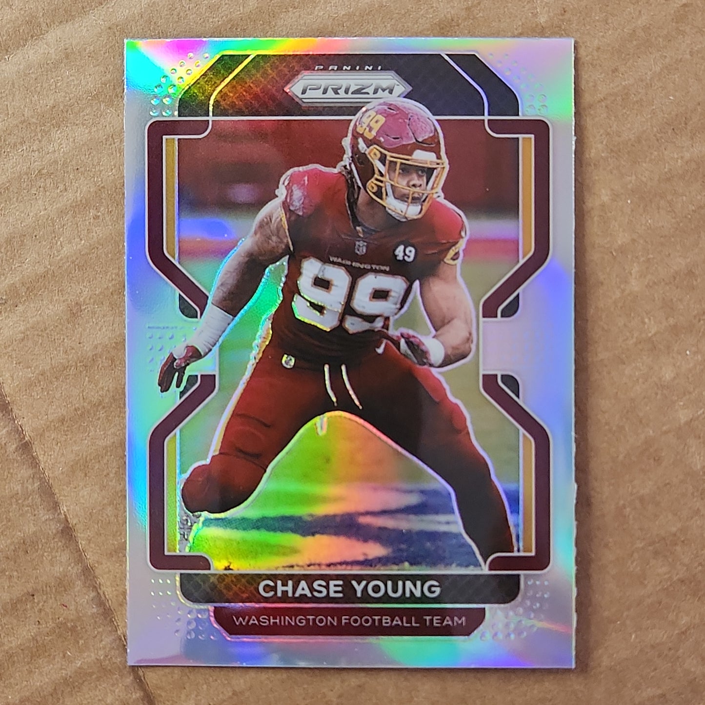 2021 Prizm Chase Young silver