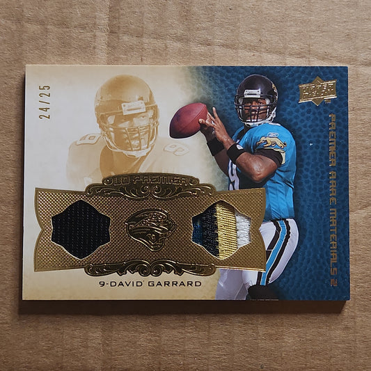 David Garrard Rookie 4 Color Patch