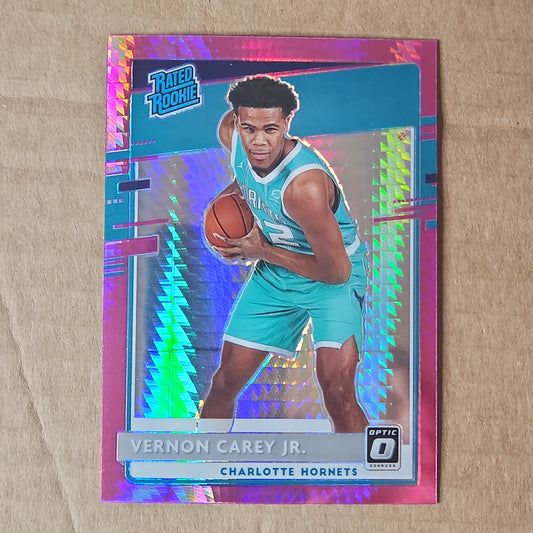 Vernon Carey Jr. Optic Rated Rookie Pink Hyper