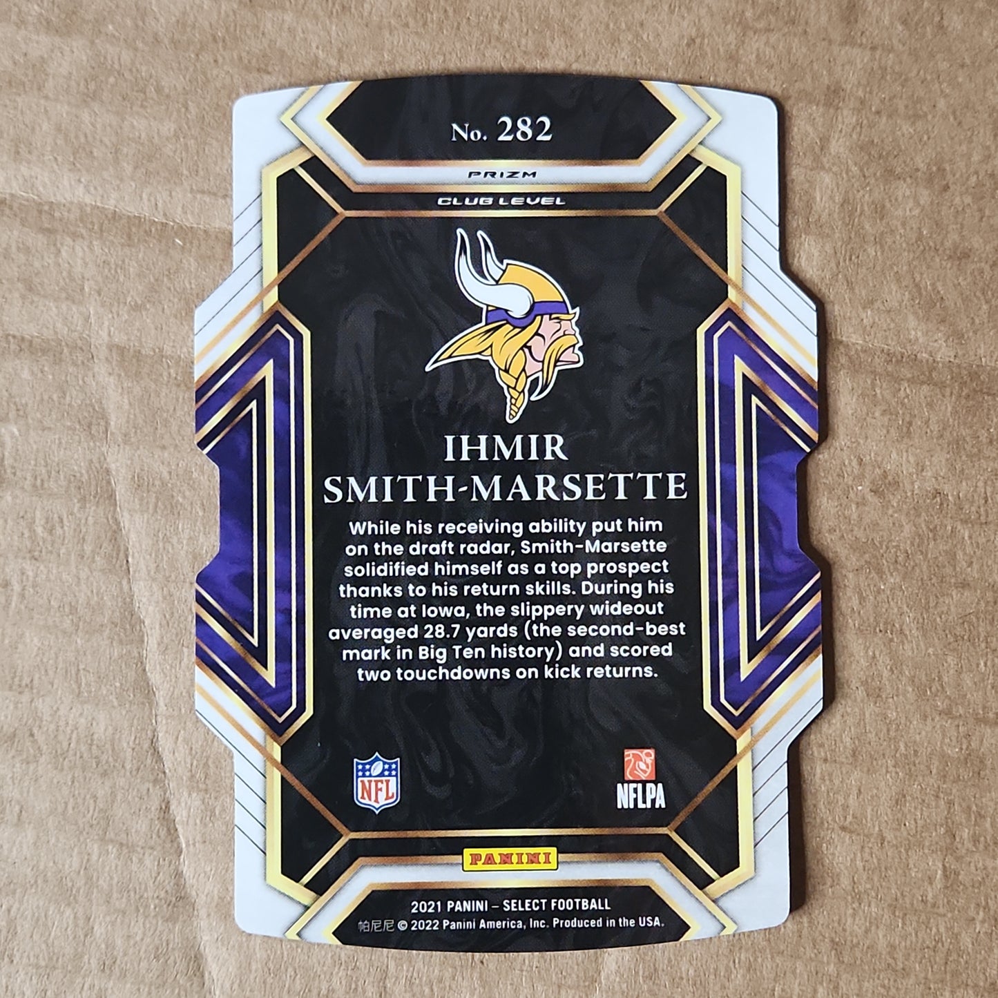 Ihmir Smith-Marsette Select Die-cut Silver RC