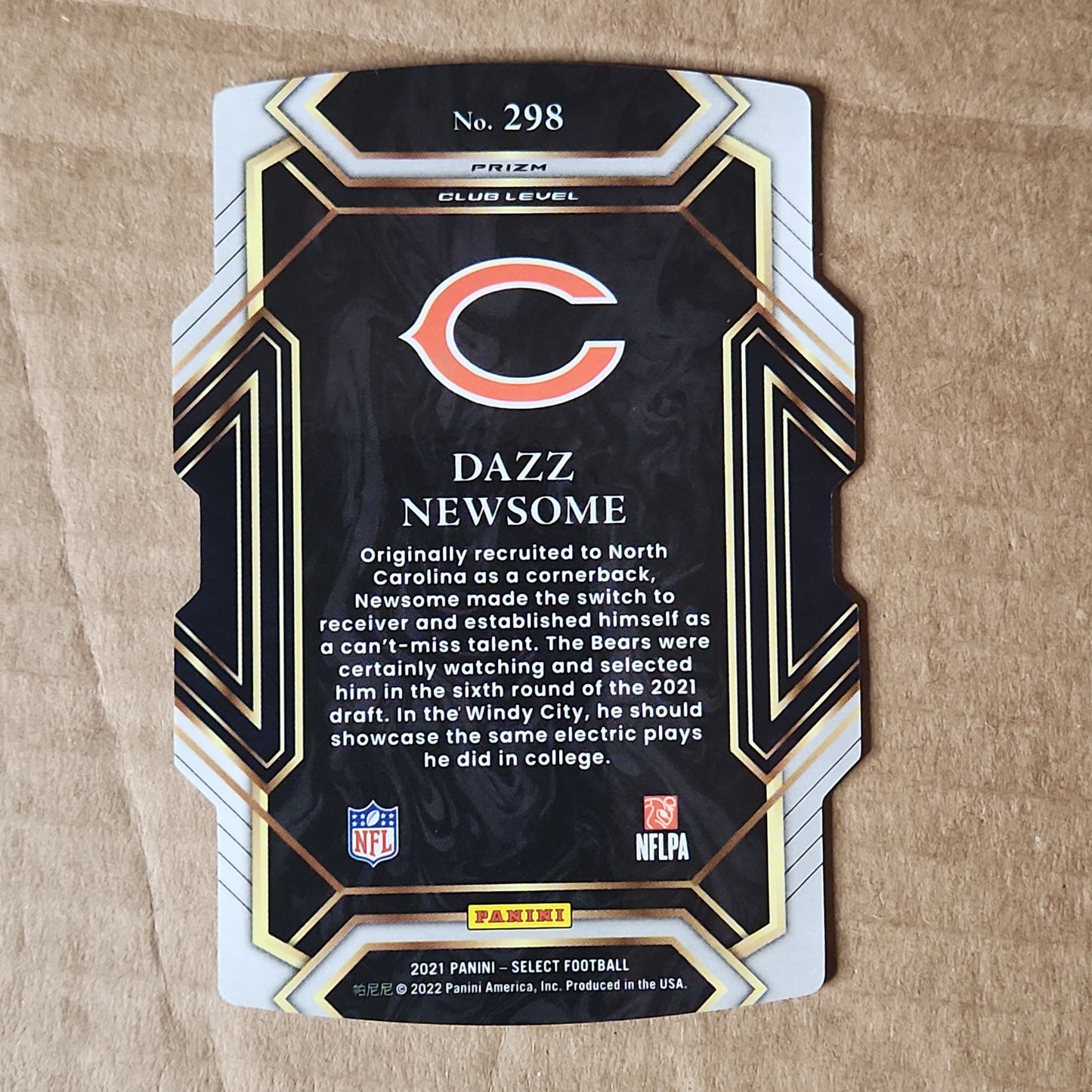 Dazz Newsome Select Die-cut Silver RC