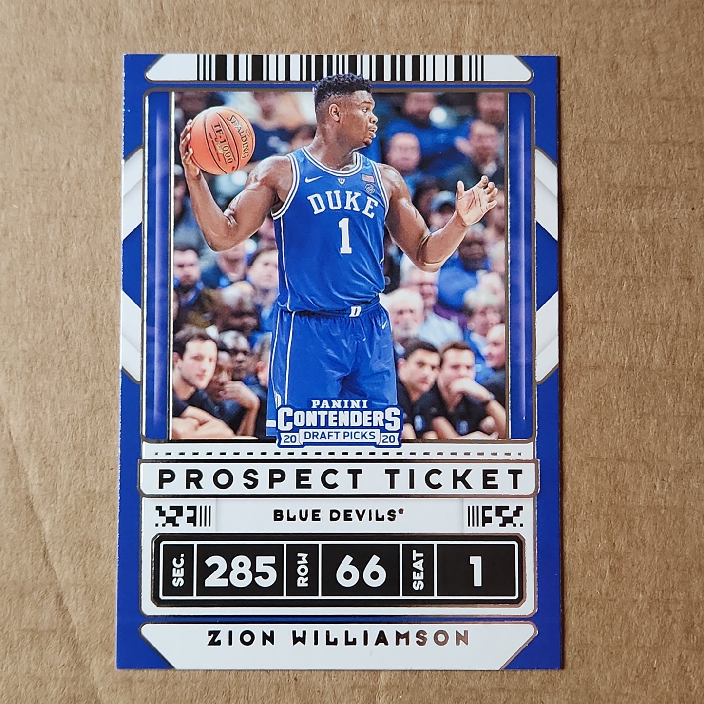 Zion Williamson Prospect Ticket