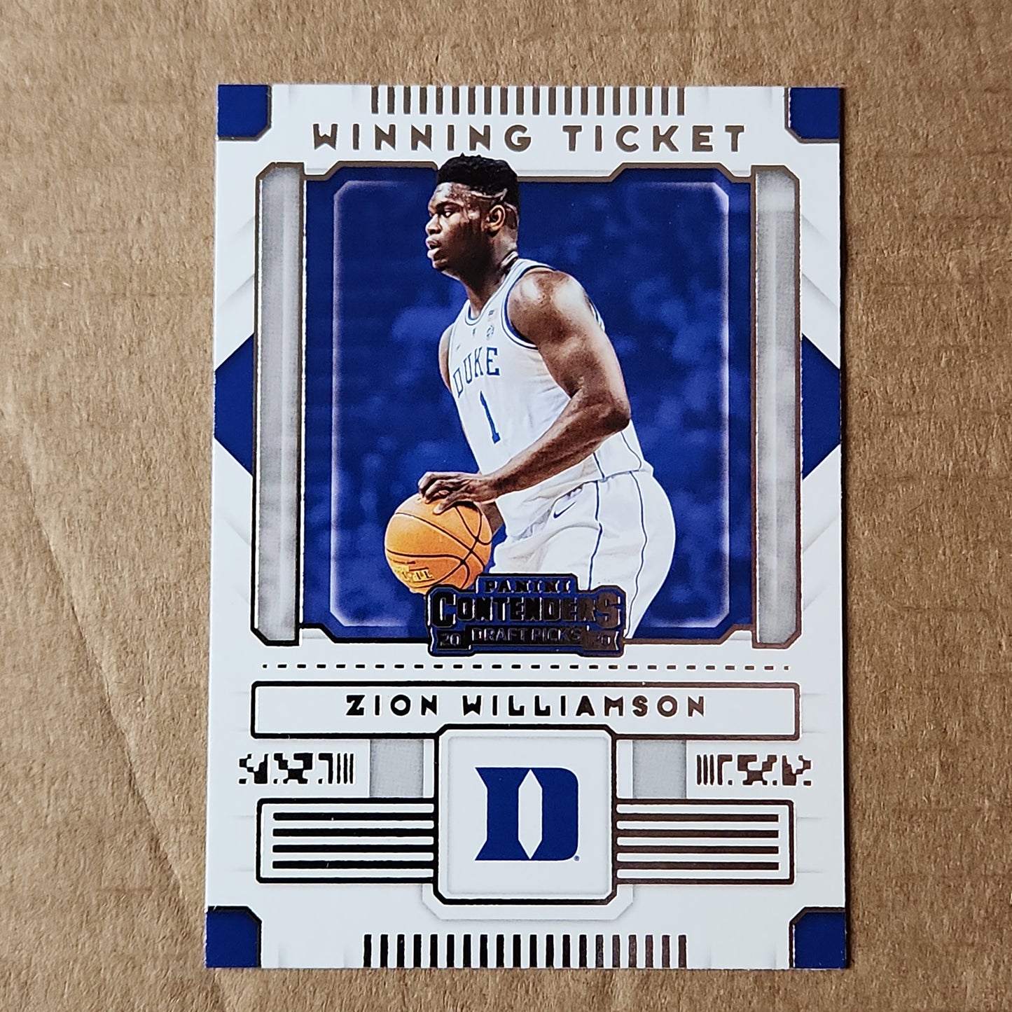 Zion Williamson Winning Ticket