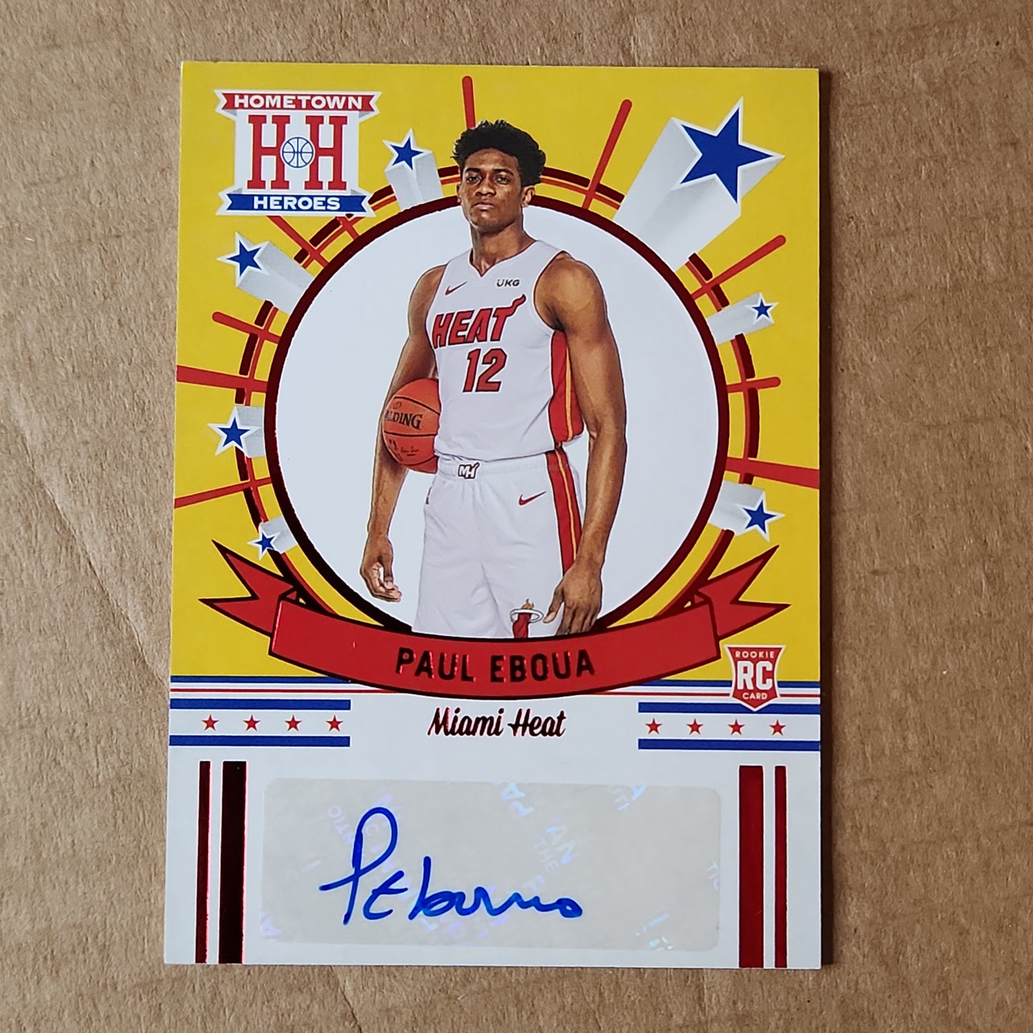 Paul Eboua 2020-21 Chronicles Hometown Heroes Auto Rookie