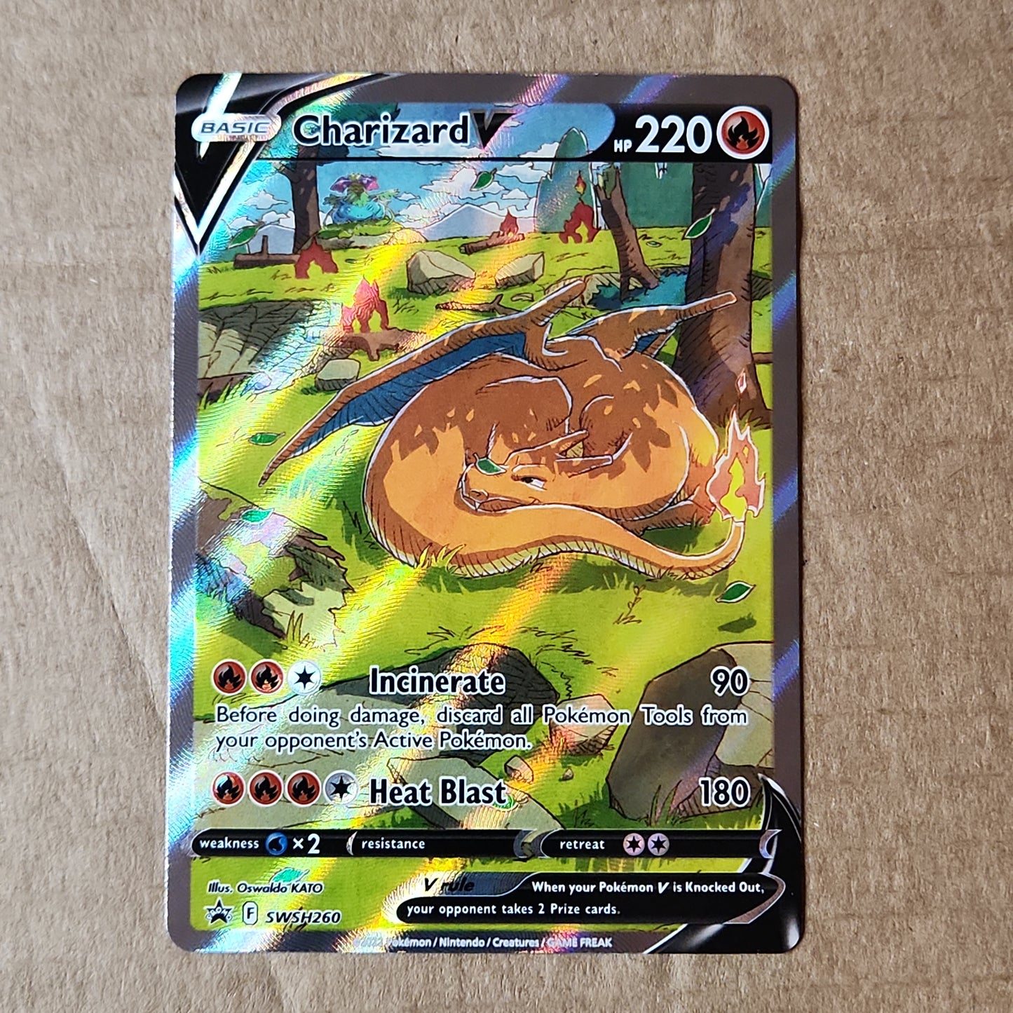 Pokemon TCG : PROMO CHARIZARD VMAX SWSH260